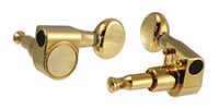ALLPARTS / TK-7590-002 Gold 6-in-line 2-pin Tuner Set