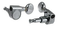 ALLPARTS / TK-7590-010 Chrome 6-in-line 2-pin Tuner Set