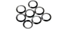 ALLPARTS / TK-7717-003 Metal Bass Tuner Spring Washers, Set of 8.