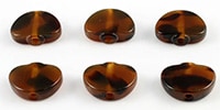 ALLPARTS / TK-7724-043 Tortoise Button Set for Grover, Set of 6.