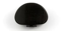ALLPARTS / TK-7724-0E0 Large Ebony Button Set for Grover, Set of 6.