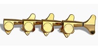 ALLPARTS / TK-7815-002 Bass Keys - Sealed - 4-in-line set - Gold