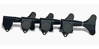 ALLPARTS / TK-7815-003 Bass Keys - Sealed - 4-in-line set - Black