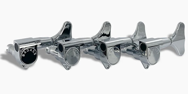 ALLPARTS / TK-7815-010Bass Keys - Sealed - 4-in-line set - Chrome画像2