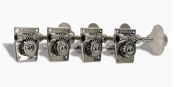 ALLPARTS / TK-7816-001 Bass Keys - Open Gear Large Post - 4-in-line set画像3