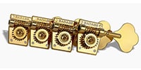 ALLPARTS / TK-7816-002 Bass Keys - Open Gear Large Post - 4-in-line set