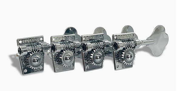 ALLPARTS / TK-7816-010 Bass Keys - Open Gear Large Post - 4-in-line set画像3