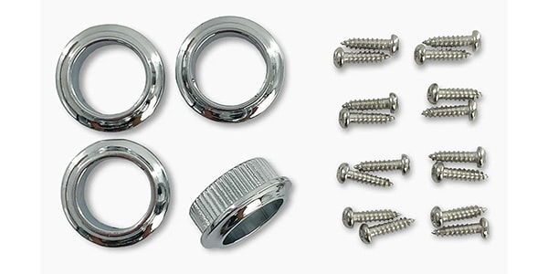 ALLPARTS / TK-7816-010 Bass Keys - Open Gear Large Post - 4-in-line set画像4