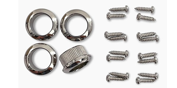 ALLPARTS / TK-7817-001 Bass Keys - Open Gear Small Post - 4-in-line set画像4