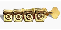ALLPARTS / TK-7817-002 Bass Keys - Open Gear Small Post - 4-in-line set