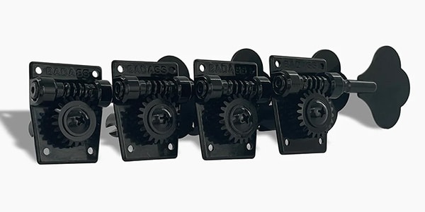 ALLPARTS / TK-7817-003 Bass Keys - Open Gear Small Post - 4-in-line set画像2