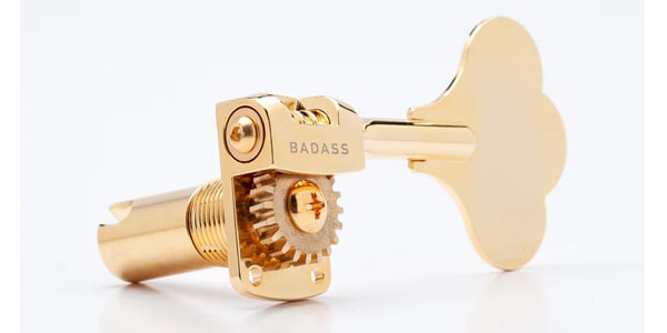 ALLPARTS / TK-7821-001 Mini Bass Tuner 4-in-line set Gold画像2