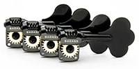 ALLPARTS / TK-7821-001 Mini Bass Tuner 4-in-line set Black