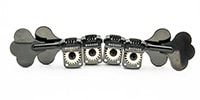 ALLPARTS / TK-7821-001 Mini Bass Tuner 2x2 set Black