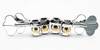 ALLPARTS / TK-7821-001 Mini Bass Tuner 2x2 set Chrome