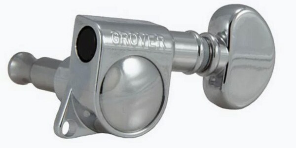 GROVER ペグ 6個セット クローム仕上げ ALLPARTS ( オールパーツ ) TK-7920-010 Grover 6-in-line Chrome Mid
