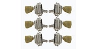 ALLPARTS / TK-7940-001 Grover 3x3 Vintage Style Key Set- set of 6 pcs