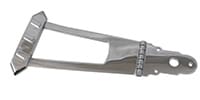 ALLPARTS / TP-0435-001 Nickel Tailpiece with 3 Parallelograms