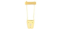 ALLPARTS / TP-0488-002 Larger Trapeze Tailpiece Gold