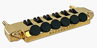 ALLPARTS / TP-3348-002 Leo Quan Badass FTT Fine Tuner Tailpiece Gold