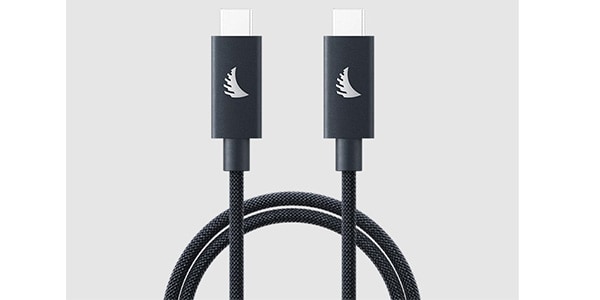 Angelbird ( エンジェルバード )  / USB-C 4.0 Solid Flex Cable Blue Gray 1m