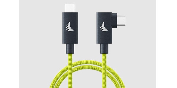 Angelbird / USB-C 4.0 Solid Flex Cable Right-Angle Lime 2 m
