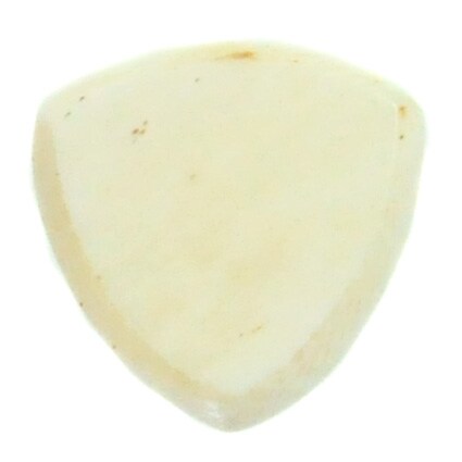 /Wild Picks Camel Bone Tri Pick Chamfer White Small