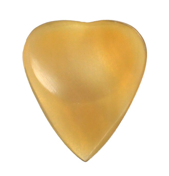 /Wild Picks Deer Horn Heart Pick Double Dent Blond