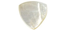  Wild Picks Mother of Pearl Tri Pick Chamfer White