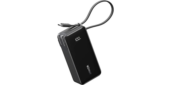 Anker / Anker Power Bank (10000mAh,Built-In USB-C ケーブル) ブラック