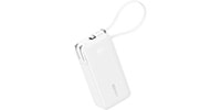 Anker / Anker Power Bank (10000mAh,Built-In USB-C ケーブル) ホワイト
