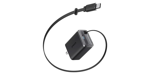 Anker ( アンカー )  / Anker Nano Charger (35W, 巻取り式 USB-Cケーブル) ブラック