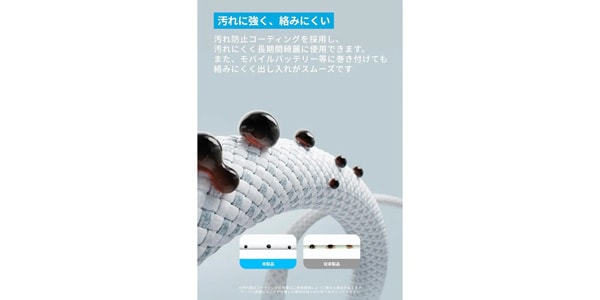Anker ( アンカー ) / Zolo USB-C&USB-Cケーブル (240W) 1.0m ブラック画像4