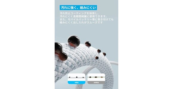Anker ( アンカー ) / Zolo USB-C&USB-Cケーブ (240W) 1.0m ブルー画像3