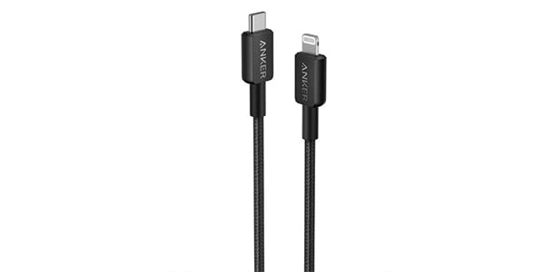 Anker ( アンカー )  / 322 高耐久ナイロン USB-C&Lightningケーブル 0.9m ブラック
