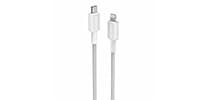 Anker / 322 高耐久ナイロン USB-C&Lightningケーブル 0.9m ホワイト