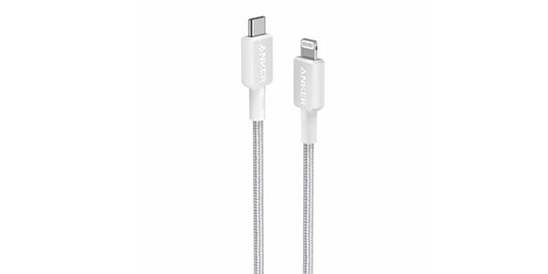 Anker ( アンカー ) / 322 高耐久ナイロン USB-C&Lightningケーブル 0.9m ホワイト