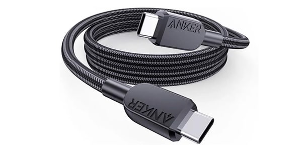 Anker ( アンカー ) / USB-C&USB-Cケーブル (高耐久ナイロン) 0.9m ブラック