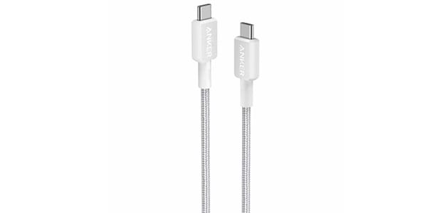 Anker ( アンカー ) / 322 高耐久ナイロン USB-C&USB-Cケーブル 0.9m ホワイト