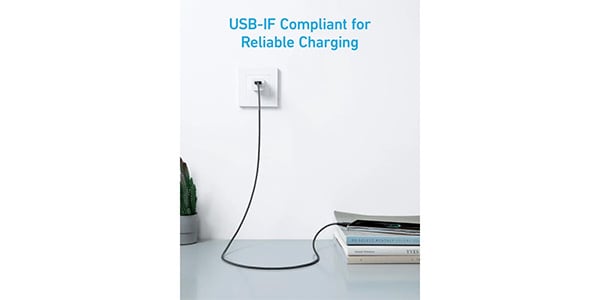 Anker ( アンカー ) / Anker 322 USB-C & USB-A ケーブル 0.9m (USB2.0対応)ブラック画像2