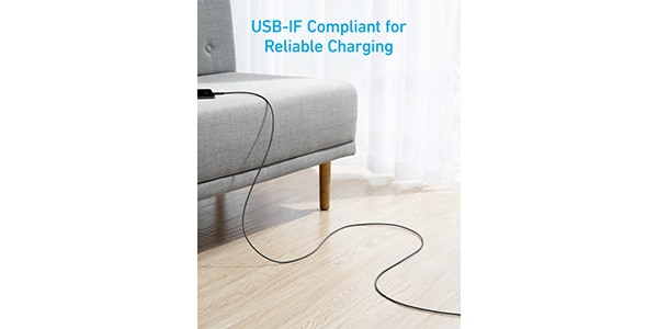 Anker ( アンカー ) / Anker 322 USB-C & USB-A ケーブル 1.8m (USB2.0対応)ホワイト画像2
