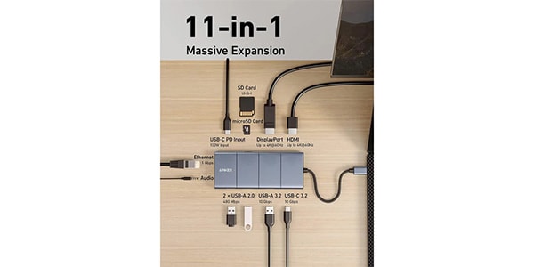 Anker ( アンカー )  / Anker 565 USB-C ハブ (11-in-1)画像2