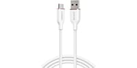 Anker / USB-C&USB-Aケーブル (Flow) 1.8m クラウドホワイト