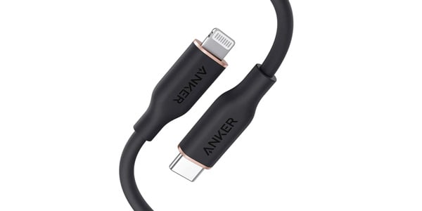 Anker / PowerLine III Flow USB-C&Lightningケーブル 0.9m ブラック