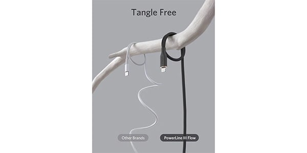 Anker ( アンカー ) / PowerLine III Flow USB-C&Lightningケーブル 0.9m ホワイト画像3