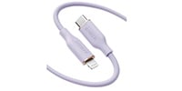Anker / PowerLine III Flow USB-C&Lightningケーブル 1.8m パープル