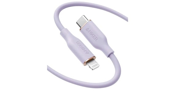 Anker ( アンカー )  / PowerLine III Flow USB-C&Lightningケーブル 1.8m パープル