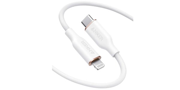 Anker / PowerLine III Flow USB-C&Lightningケーブル 1.8m ホワイト