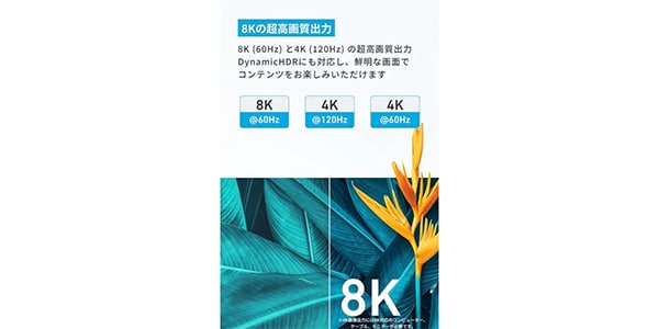Anker ( アンカー )  / Anker HDMI ケーブル (8K) 1.8m画像2