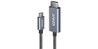 Anker / Anker Nano USB-C&HDMIケーブル(4K 60Hz, 高耐久ナイロン)0.9m